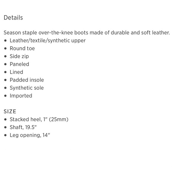 Sam Edelman "Pam" Over The Knee Leather Boots, 8M - Picture 5 of 14